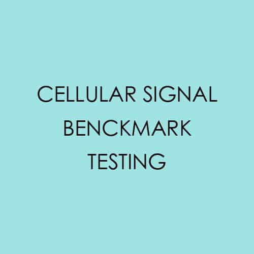 Cellular Signal Benchmark Testing