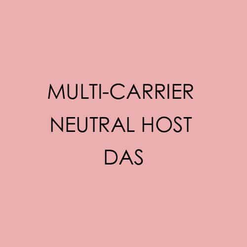 Multi-Carrier Neutral Host DAS