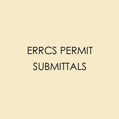 ERRCS Permit Submittals