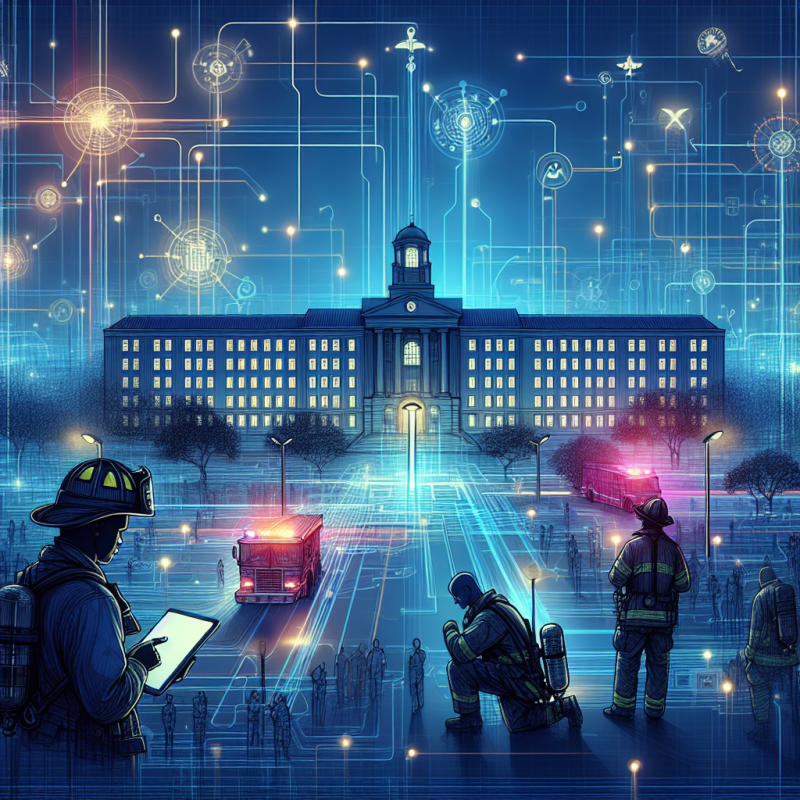DAS network connecting emergency responders on campus for critical public safety communication.