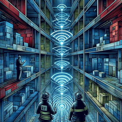 ERRCS ensures vital first responder communication and safety within a modern building, overcoming RF signal dead zones.