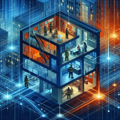 FirstNet and ERRCS in-building communication system ensuring public safety for first responders.