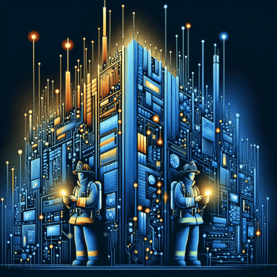 Public safety ERRCS network ensures reliable first responder communication in buildings.