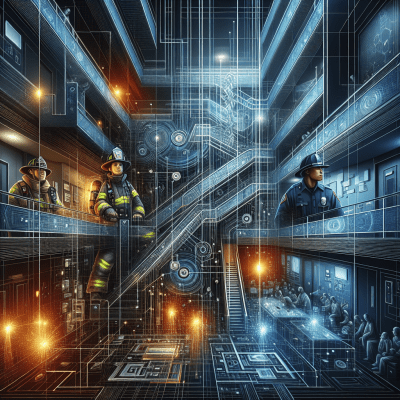 ERRCS network seamlessly connects first responders in a building, vital for emergency public safety communication.