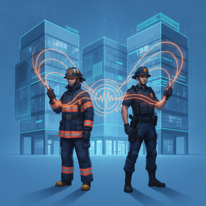 Seamless ERRCS and DAS networks connect first responders through campus buildings to ensure reliable public safety.
